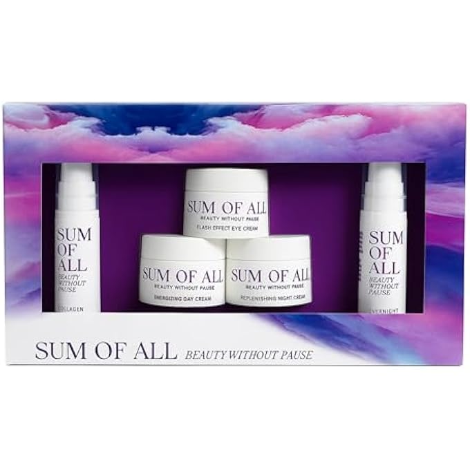 STRBOXONG RENEWAL REGIMEN STARTER SET, ANTI AGING, MENOPAUSE SKINCARE FOR WOMEN, INCLUDES COLLAGEN BOOSTING AND RESURFACING SERUM, DAY, NIGHT FACE MOISTURIZER, EYE CREAM, 5-PIECE, 0.17OZ EACH - Image 1